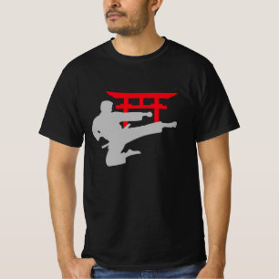 Karate Kick Torii Gate T-Shirt