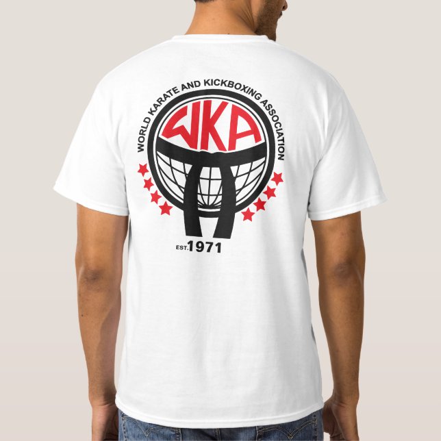 karate kickboxing  classic  style T-Shirt (Back)
