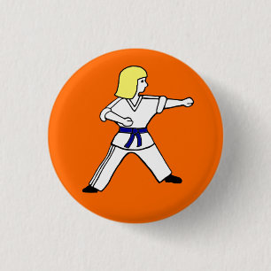 Karate Kid 14 Button