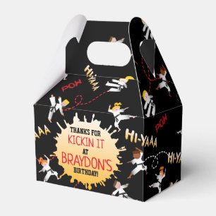 Karate Kids Children Birthday Party Favour Gift Bo Box