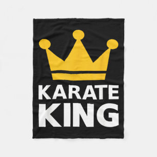 Karate king fleece blanket
