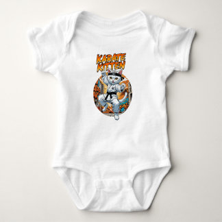 Karate Kitty Baby Bodysuit