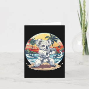 Karate Koala Animal MMA Taekwondo Martial Arts Card