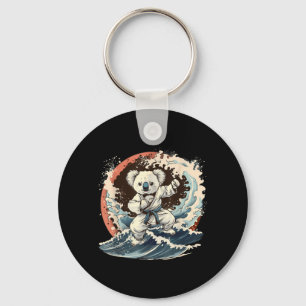 Karate Koala Animal MMA Taekwondo Martial Arts Key Ring
