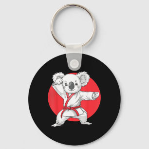 Karate Koala Motif Taekwondo Jiu-Jitsu MMA Key Ring