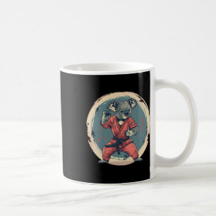 Karate Koala Motif Taekwondo Jiu-jitsu Mma Kickbox Coffee Mug
