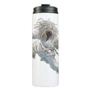 Karate Komondor � Fluffy Fighter Dog Thermal Tumbler