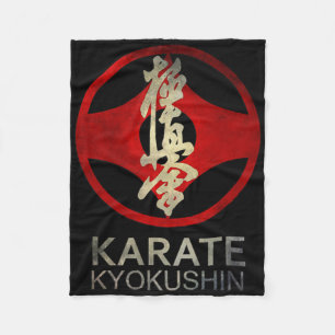 Karate Kyokushin Fleece Blanket