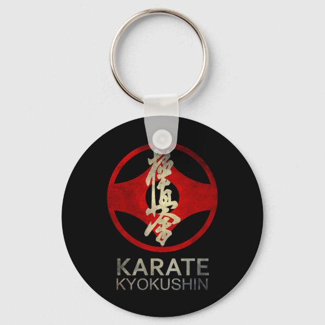 Karate Kyokushin  Key Ring (Front)
