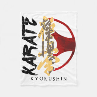 Karate Kyokushin Martial Arts Trainer Fighter Mart Fleece Blanket