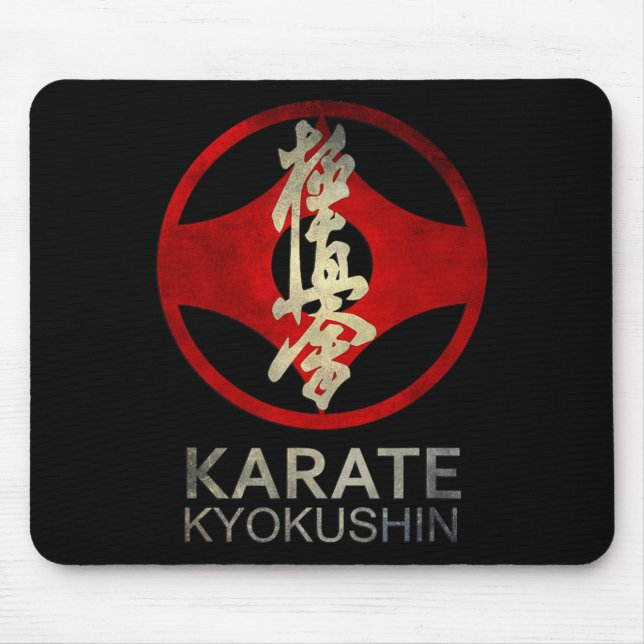 Karate Kyokushin  Mouse Pad (Front)