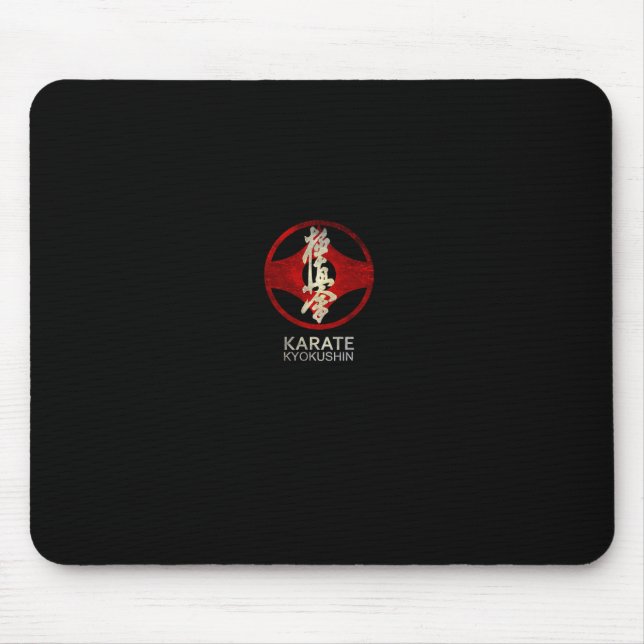 Karate Kyokushin Pullover Hoodie  Mouse Pad (Front)