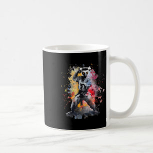 Karate Lemur Animal MMA Taekwondo Martial Arts Coffee Mug