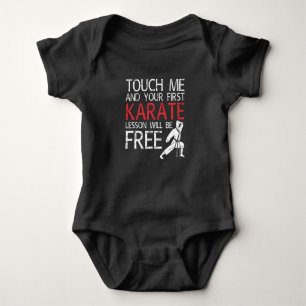 Karate Lesson Karate Martial Arts Baby Bodysuit