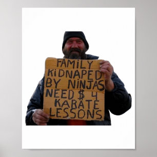 Karate Lessons T Shirt Poster