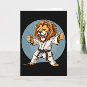 Karate Lion Kickboxing Taekwondo Jiu-jitsu Mma Mar Card