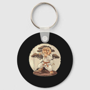 Karate Lion MMA Kickboxing Bonsai Tree Taekwondo Key Ring