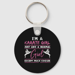 Karate Lover Athlete Women Gift Karate Key Ring