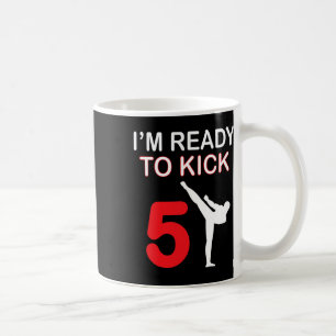 Karate Lovers Gift Boys Birthday Kids Kick 5 Coffee Mug