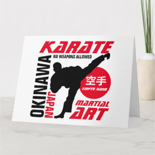 Karate Man Card