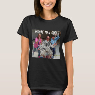 Karate Man Rocks T Shirt