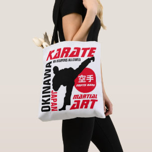 Karate Man Tote Bag