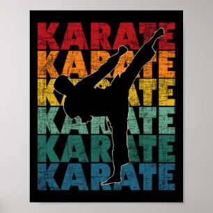Karate - Martial Artist Karateka Comt Self Defence Poster