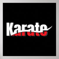 Karate Martial Arts Abstract Swish