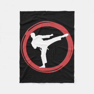 Karate Martial Arts Essence  Fleece Blanket