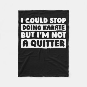 Karate Martial Arts - Fighter Karate  Fleece Blanket