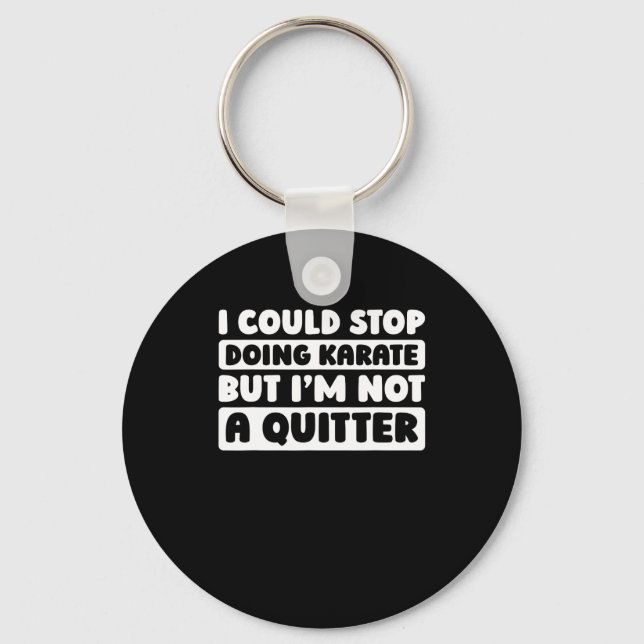 Karate Martial Arts - Fighter Karate  Key Ring (Front)