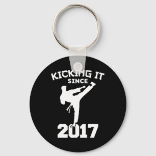 Karate Martial Arts Kicking It Since Funny Kid Bir Key Ring