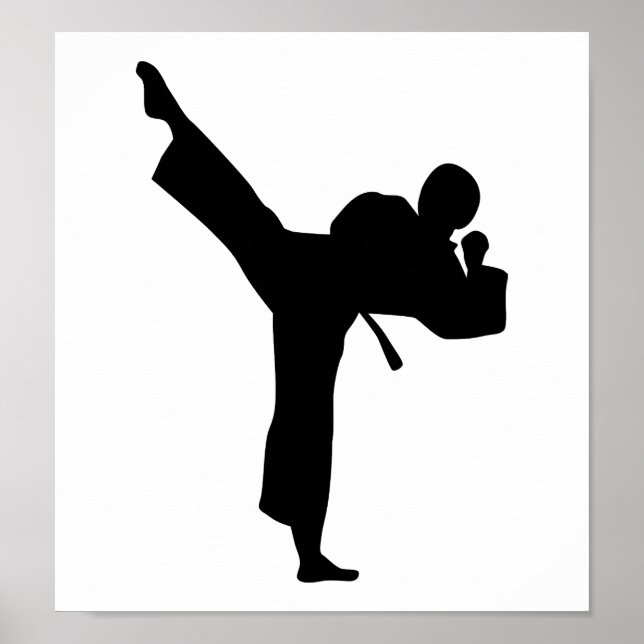 Karate Martial Arts Poster (Front)