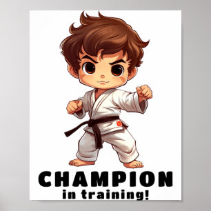 Karate Martial Arts T Shirt  Poster