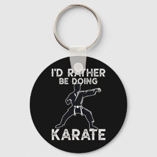 Karate Martial Arts Training Funny Karate Graphic Key Ring