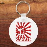 Karate Martial Arts with Japanese Vintage Design