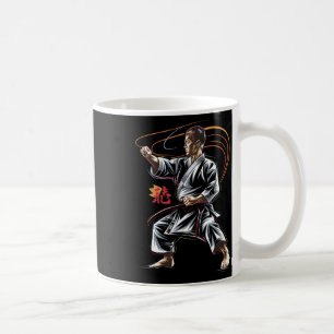 Karate Master In Action For Martial Arts Fans Coffee Mug