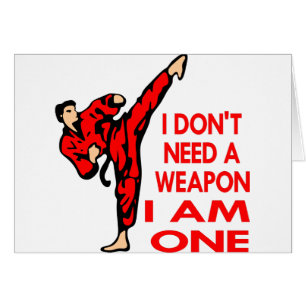Karate, MMA, I AM A Weapon