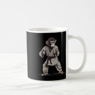 Karate Monkey Kickboxing Judo Jiu-jitsu Mma Martia Coffee Mug