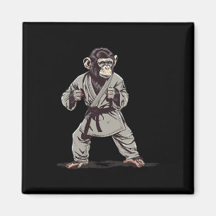 Karate Monkey Kickboxing Judo Jiu-jitsu Mma Martia Magnet