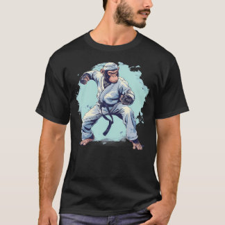 Karate Monkey Martial Arts Kickboxing Judo Mma T-Shirt