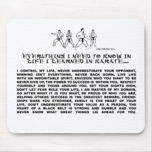 KARATE MOUSE PAD