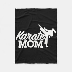 Karate Mum 1 Fleece Blanket