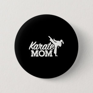Karate Mum 6 Cm Round Badge