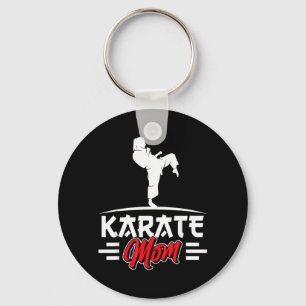 Karate Mum Belt Fighter Martial Arts Coach Mother Key Ring