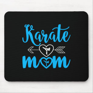 Karate Mum Funny Proud Karate Mum Mouse Pad