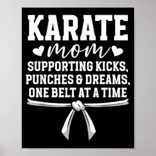 Karate Mum Karate Mama Karate Mother Poster