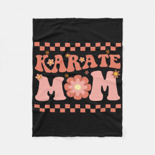 Karate Mum Karate Player Martial Art Lover Karate Fleece Blanket