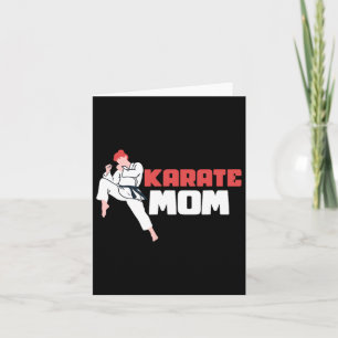 Karate Mum Karateka Self Defence Fighter Card