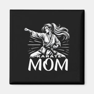 Karate Mum Martial Arts Mother Family Bonding Magnet
